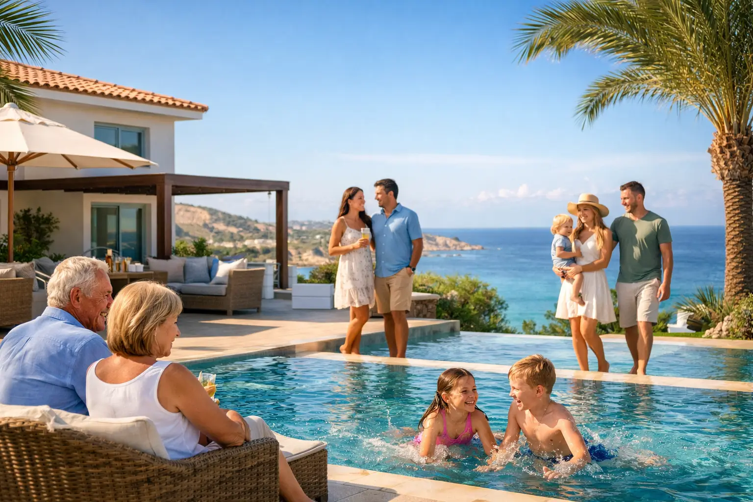 Multi Generational Holiday Villas Cyprus